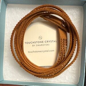 Touchstone Crystal Pecan Star Wrap Bracelet